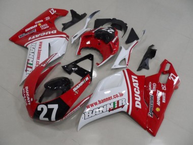 Banner 27 Ducati 848 1098 1198 2007-2014 Verkleidungen