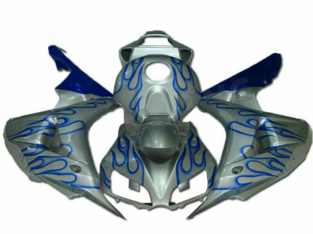 Blau Flamme Silber Honda CBR 1000 RR 2006-2007 Verkleidungen