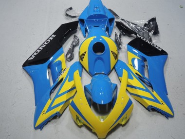 Blau Gelb Honda CBR 1000 RR 2004-2005 Verkleidungen