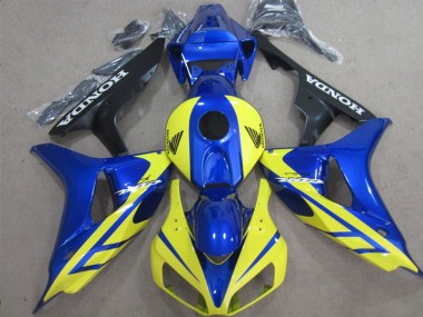 Blau Gelb Honda CBR 1000 RR 2006-2007 Verkleidung