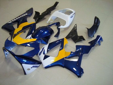 Blau Gelb Honda CBR 900 RR 929 2000-2001 Verkleidungen