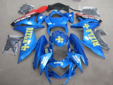 Blau Gelb Rizla Suzuki GSXR 750 K11 2011-2024 Verkleidungen