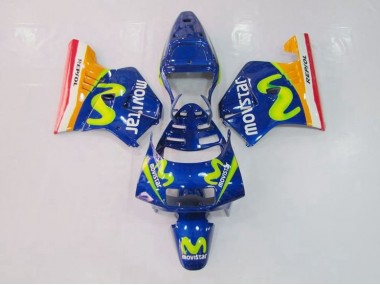 Blau Grün Honda NSR 250 MC28 P4 1994-1996 Verkleidungen