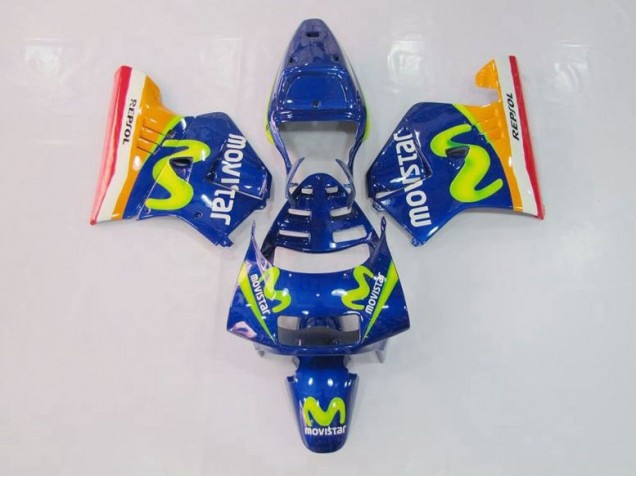 Blau Grün Honda NSR 250 MC28 P4 1994-1996 Verkleidungen