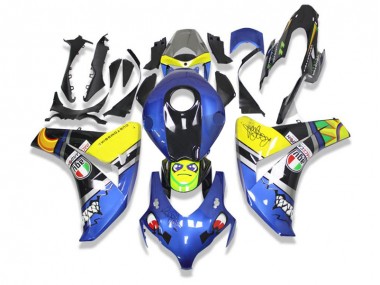 Blau Hai Honda CBR 1000 RR 2008-2011 Verkleidungen