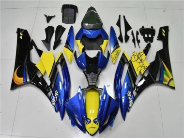 Blau Hai Yamaha R6 2006-2007 Verkleidungen