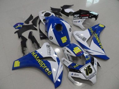 Blau Hannspree Honda CBR 1000 RR 2008-2011 Verkleidungen