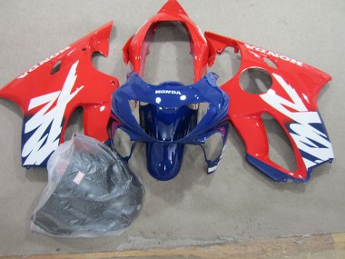 Blau Rot Honda CBR 600 F4 1999-2000 Verkleidungen