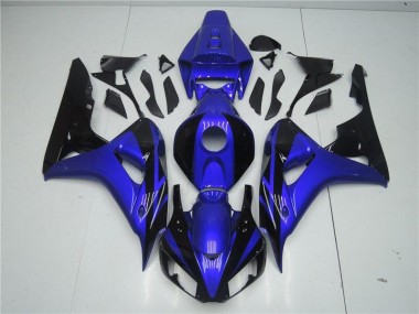 Blau Schwarz Honda CBR 1000 RR 2006-2007 Verkleidungen