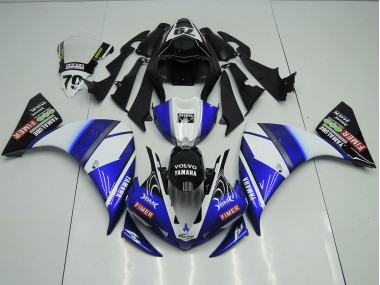 Blau Schwarz Sterilgarda Yamaha R1 2012-2014 Verkleidungen