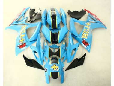 Blau Schwarz Suzuki GSXR 600 / 750 K6 2006-2007 Vollverkleidung