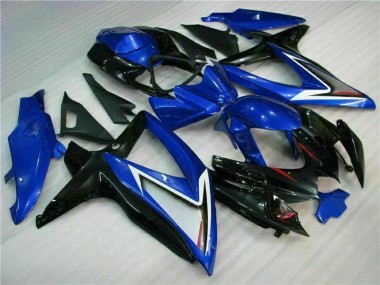 Blau Schwarz Suzuki GSXR 600 / 750 K8 2008-2010 Verkleidung