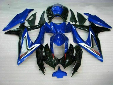 Blau Schwarz Suzuki GSXR 600 / 750 K8 2008-2010 Vollverkleidung