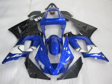 Blau Schwarz Weiß Yamaha R1 2000-2001 Verkleidung