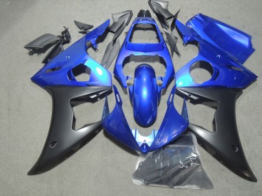 Blau Schwarz Yamaha R6 2003-2005 Verkleidungen