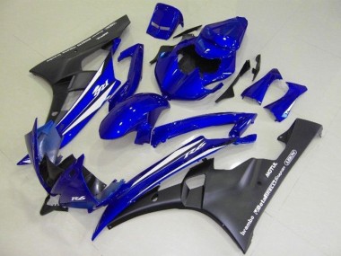 Blau Schwarz Yamaha R6 2006-2007 Verkleidung