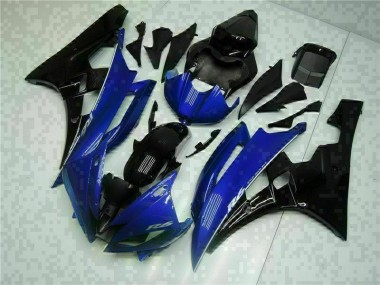 Blau Schwarz Yamaha R6 2006-2007 Verkleidungen