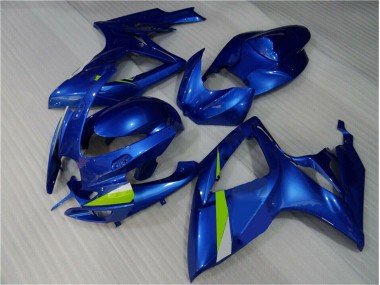 Blau Suzuki GSXR 600 / 750 K6 2006-2007 Verkleidungen
