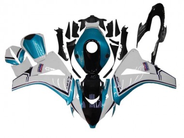 Blau Weiß Schwarz Honda CBR 1000 RR 2008-2011 Verkleidungen