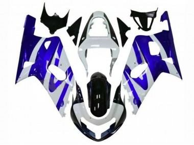Blau Weiß Suzuki GSXR 600 / 750 K1 K2 K3 2001-2003 Verkleidungen