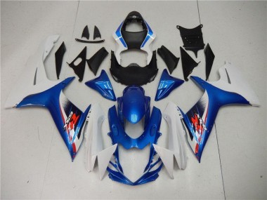 Blau Weiß Suzuki GSXR 600 / 750 K11 2011-2024 Vollverkleidung