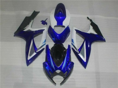 Blau Weiß Suzuki GSXR 600 / 750 K6 2006-2007 Verkleidungen & Plastik
