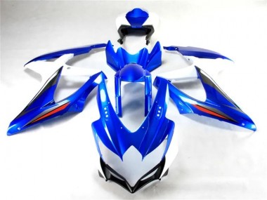 Blau Weiß Suzuki GSXR 600 / 750 K8 2008-2010 Verkleidungen & Plastik