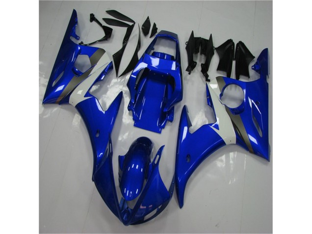 Blau Weiß Yamaha R6 2003-2005 Vollverkleidung