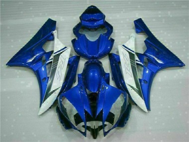 Blau Weiß Yamaha R6 2006-2007 Verkleidungen