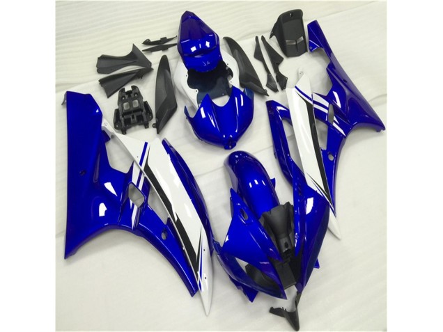 Blau Weiß Yamaha R6 2006-2007 Verkleidungen & Plastik