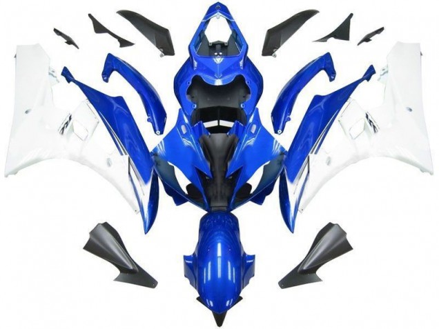 Blau Weiß Yamaha R6 2006-2007 Vollverkleidung