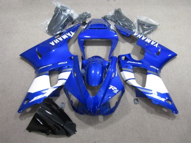 Blau Weißer Aufkleber Yamaha R1 1998-1999 Verkleidungen