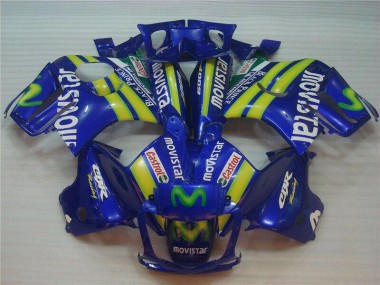 Blaus Movistar Castrol Honda CBR 600 F3 1995-1998 Verkleidungen