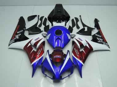 Burgunderrot und Blau Honda CBR 1000 RR 2006-2007 Verkleidungen