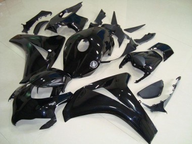 Ganz schwarz ohne Aufkleber Honda CBR 1000 RR 2008-2011 Verkleidungen