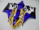 Gelb Blau Honda CBR 1000 RR 2006-2007 Verkleidungen