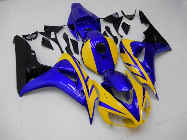 Gelb Blau Honda CBR 1000 RR 2006-2007 Verkleidungen