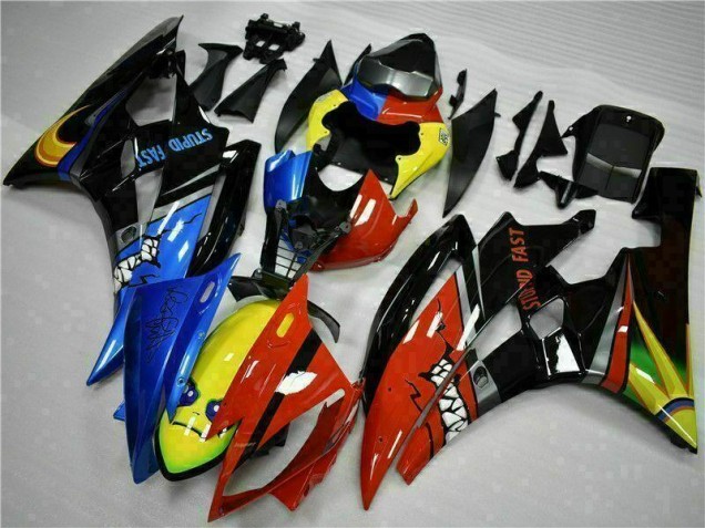 Gelb Blau Rot Yamaha R6 2006-2007 Verkleidungen