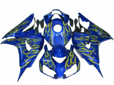 Gelb Flamme Blau Honda CBR 1000 RR 2006-2007 Verkleidungen