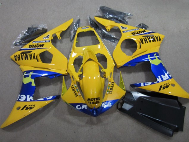 Gelb Motul Yamaha R6 2003-2005 Verkleidungen