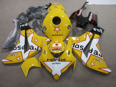 Gelb Repsol HRC Honda CBR 1000 RR 2008-2011 Verkleidungen