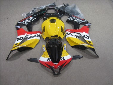 Gelb Repsol Honda CBR 1000 RR 2004-2005 Verkleidungen