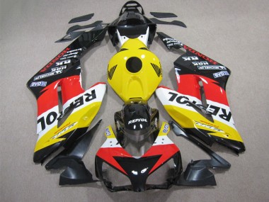 Gelb Rot Repsol Honda CBR 1000 RR 2004-2005 Verkleidungen