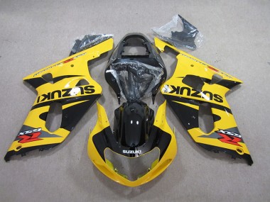 Gelb Schwarz Suzuki GSXR 600 K1 K2 K3 2001-2003 Verkleidungen