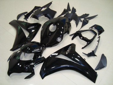 Glänzend Schwarz Chrom Aufkleber Honda CBR 1000 RR 2008-2011 Verkleidungen