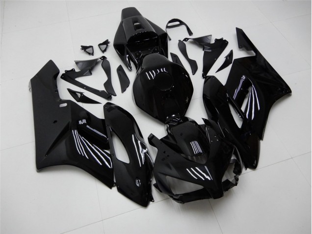 Glänzend Schwarz Honda CBR 1000 RR 2004-2005 Vollverkleidung