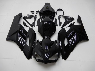 Glänzend Schwarz Honda CBR 1000 RR 2004-2005 Vollverkleidung