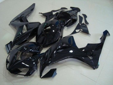 Glänzend Schwarz Honda CBR 1000 RR 2006-2007 Verkleidung