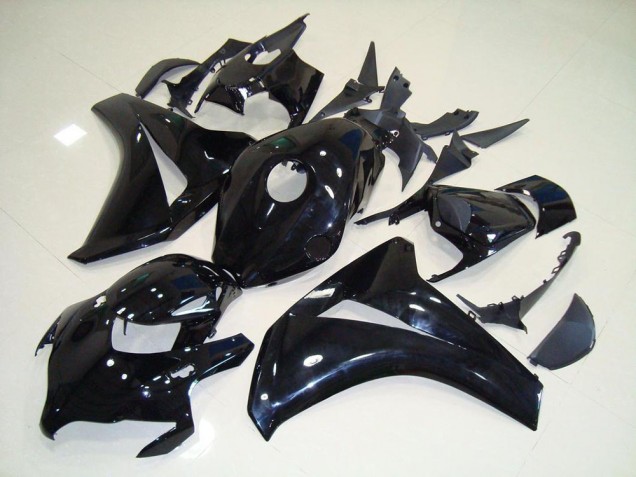 Glänzend Schwarz Honda CBR 1000 RR 2008-2011 Verkleidung