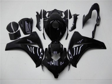 Glänzend Schwarz Honda CBR 1000 RR 2008-2011 Vollverkleidung